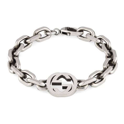 bracciale gucci doppia g|Bracciale con Doppia G in argento sterling 925 .